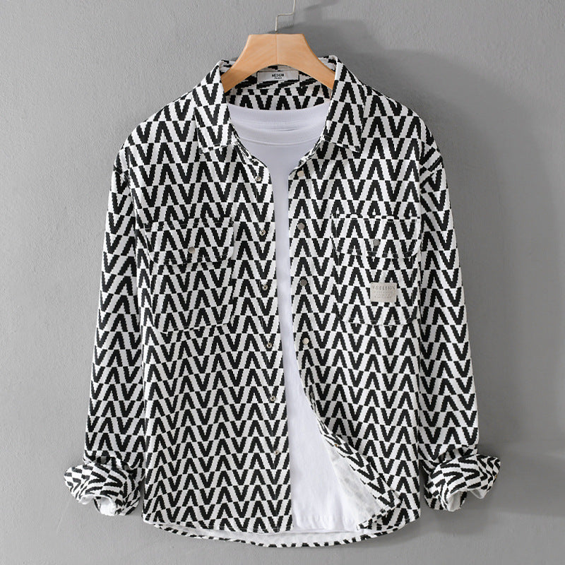 Plaid Long Sleeve Casual Loose Shirt