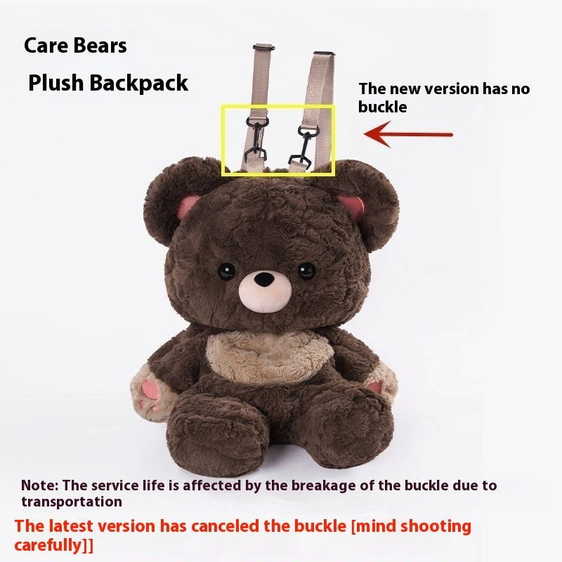 Valentines Cute Plush Love Bear Backpack