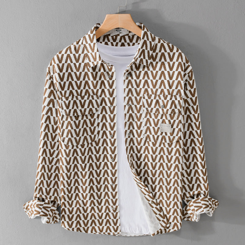 Plaid Long Sleeve Casual Loose Shirt