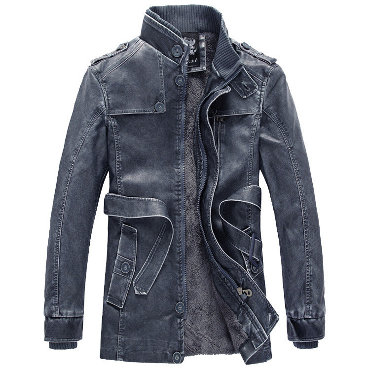 Duolino Classic Leather Jacket