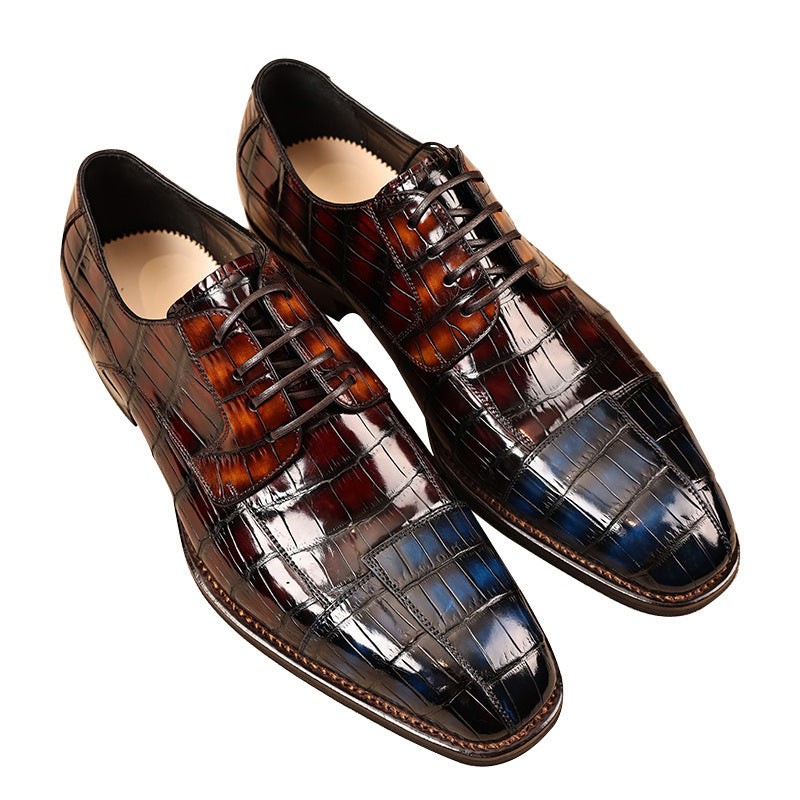 Genuine Leather Polished Business or Casual Pointed Toe Shoes