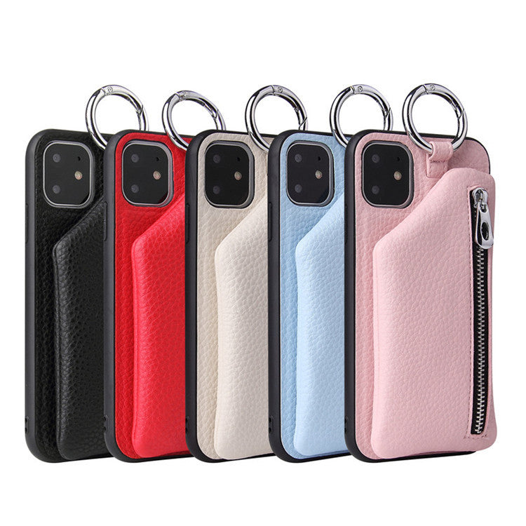 PU Leather Phone Case Crossbody with Lanyard