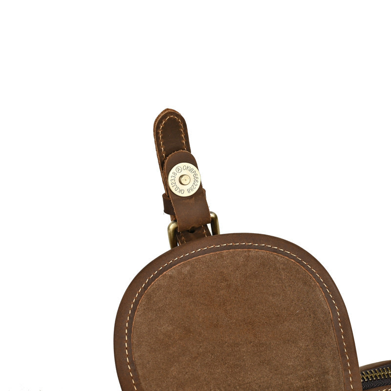 Leather Belt Retro Multi-functional Motorcycle Satchel All-match Casual Chest Bag