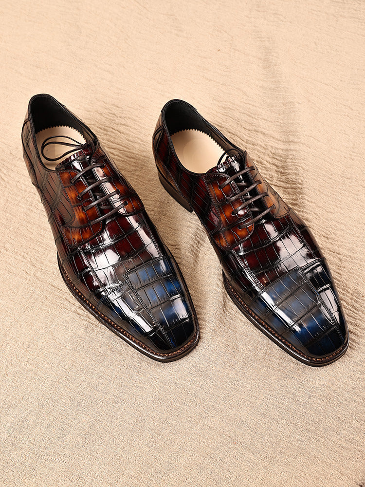 Genuine Leather Polished Business or Casual Pointed Toe Shoes