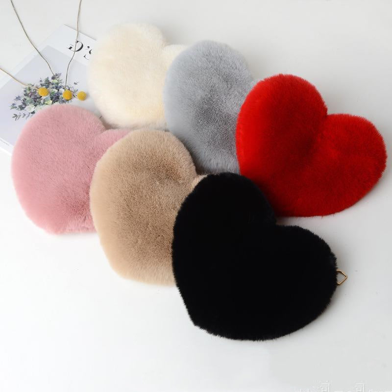 Valentines Plush Love Shoulder Party Bags with Chain