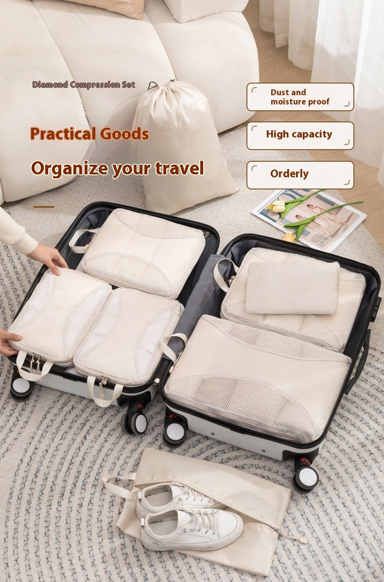 Travel Compressed Set Luggage Organizing Folders Large Capacity Business Trip Storage Bag