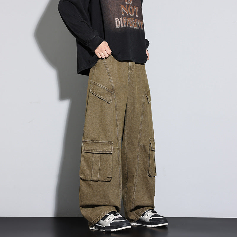 Vintage Plus Size Straight Pants