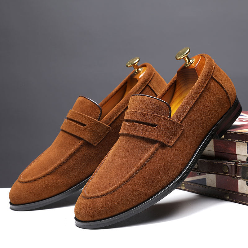 Lazy Shoes Nubuck Leather Casual