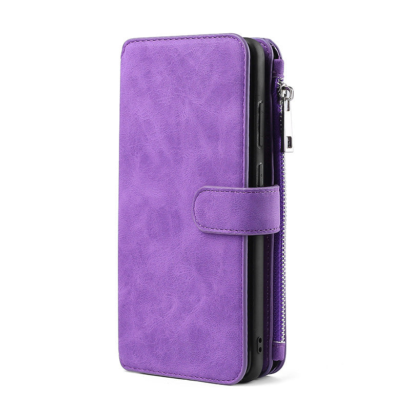 Leather Mobile Phone Case Card Holder