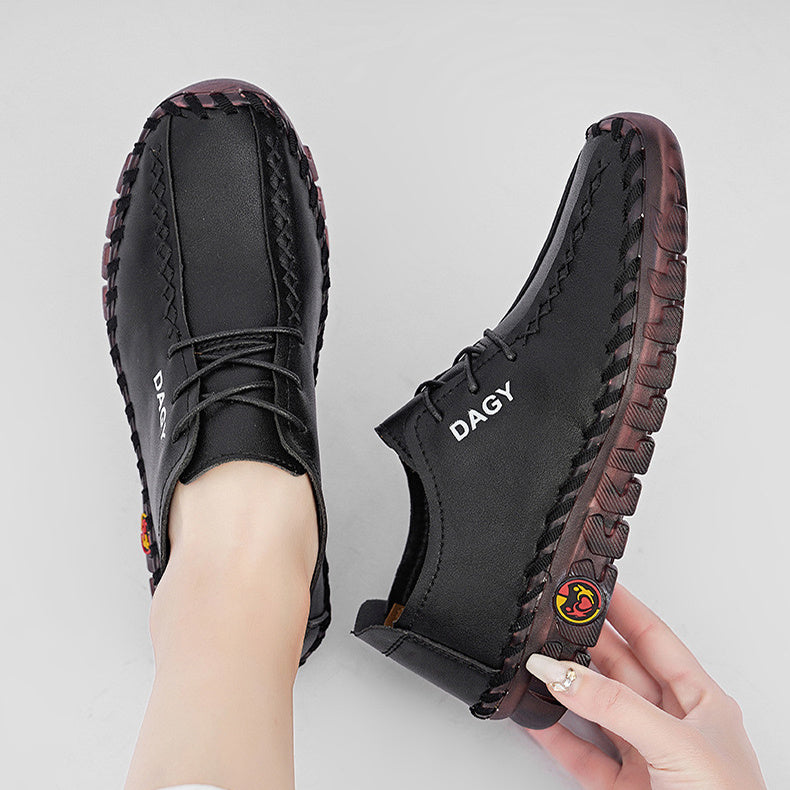 Leather New Designs Soft Loafers Shoes