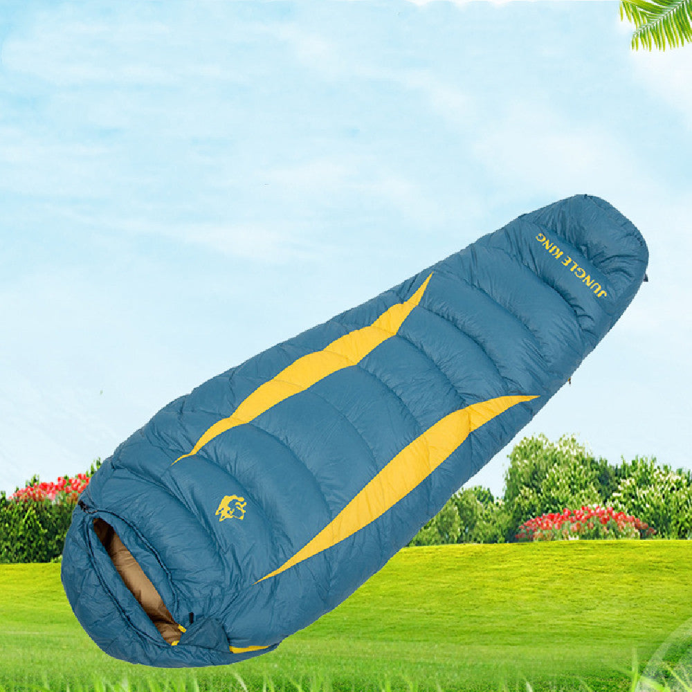 Outdoor Camping Sleeping Bag Thickened Down-filled Sleeping Bag