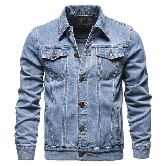 Casual Blue Denim Jackets