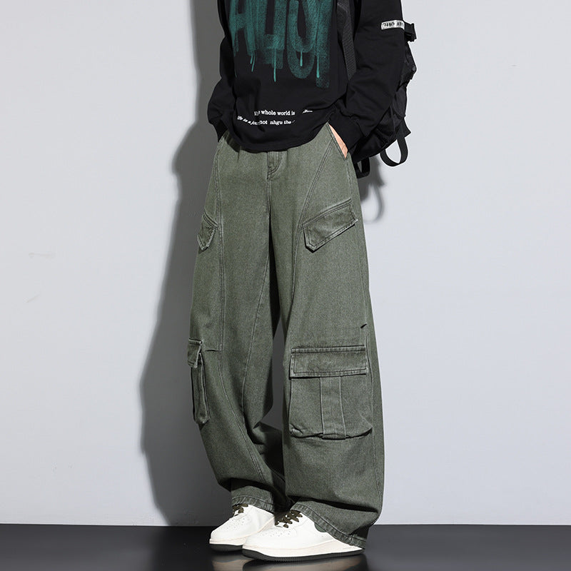 Vintage Plus Size Straight Pants