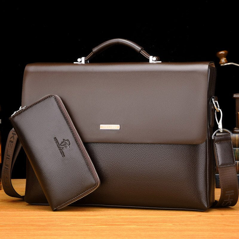 WEIXIER Brand Leather High Quality Microfiber Laptop Business Messenger Fashion Bag