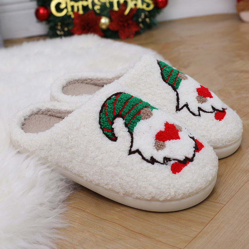 Christmas Cute Cartoon Santa Claus Non-Slip Slippers