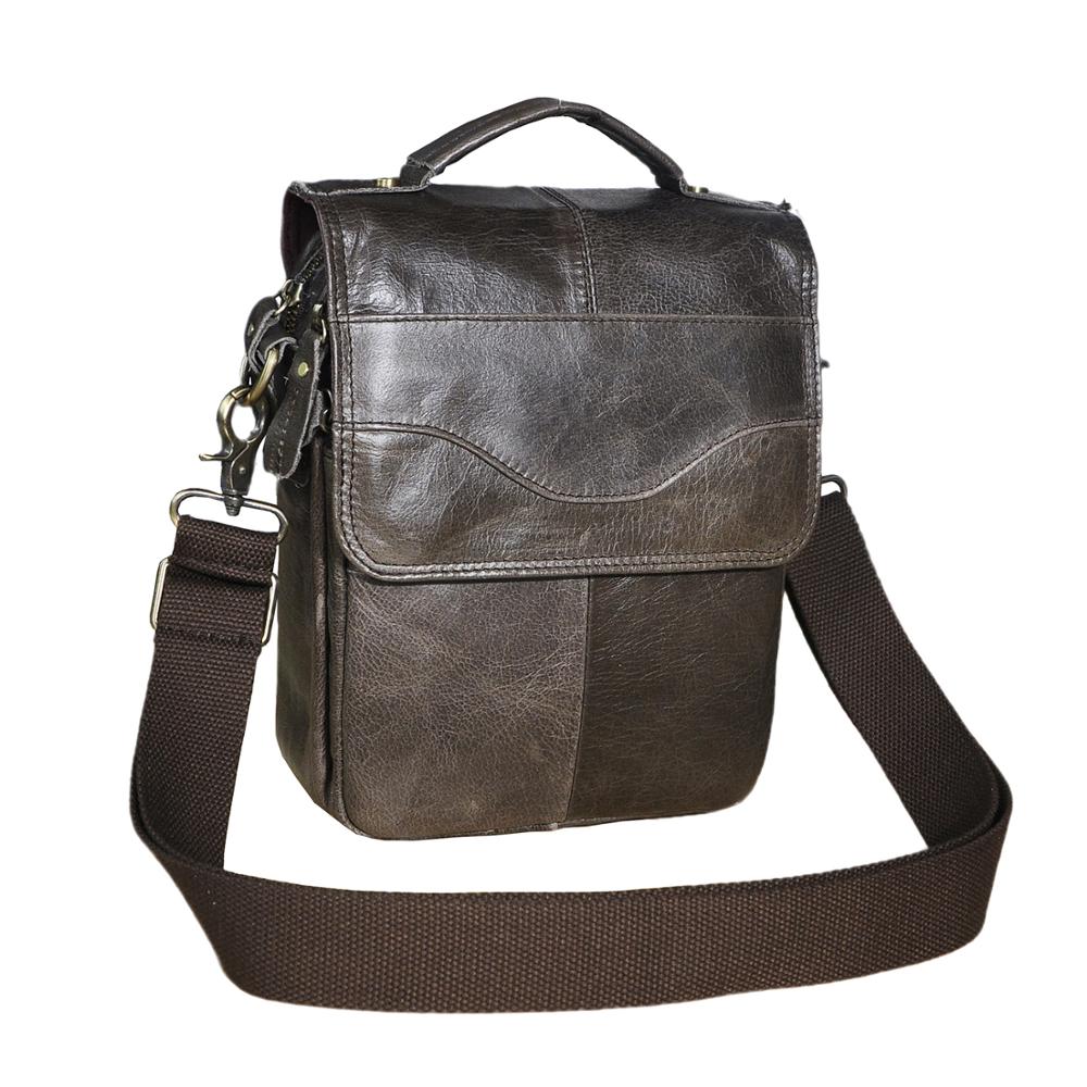 High Quality Original Leather 8" Shoulder Messenger Bag