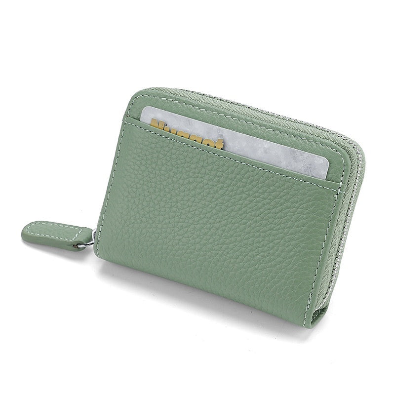 RFID Genuine Leather Card Holder