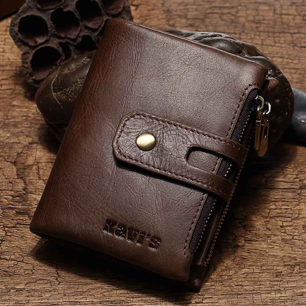 Leather Wallet KAVIS Fashion Short Wallet