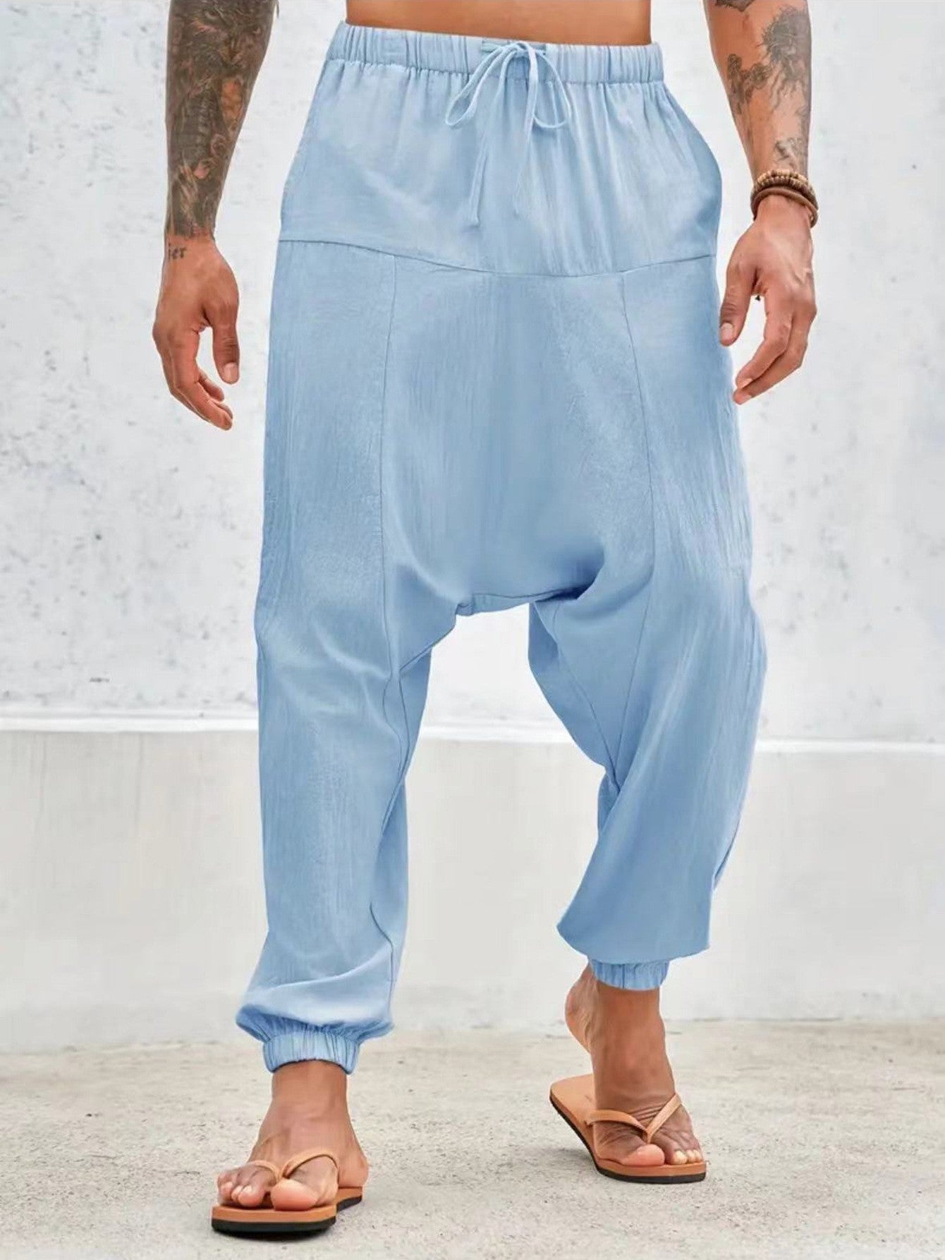 Breathable Cuffed Beach Pants