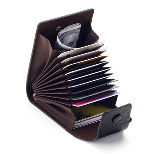 Multi-Function Leather Pocket Storage Bag Organizer Mini Card Wallet