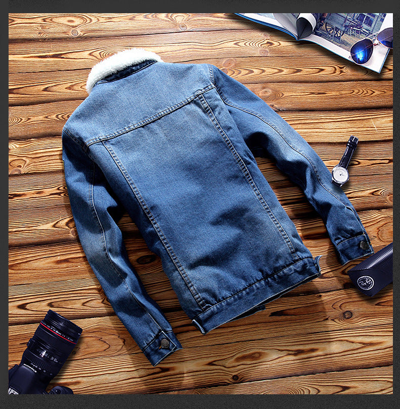 Stamped Denim Jacket