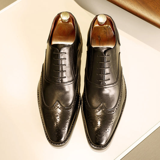 Men's Leather Oxford Shoes