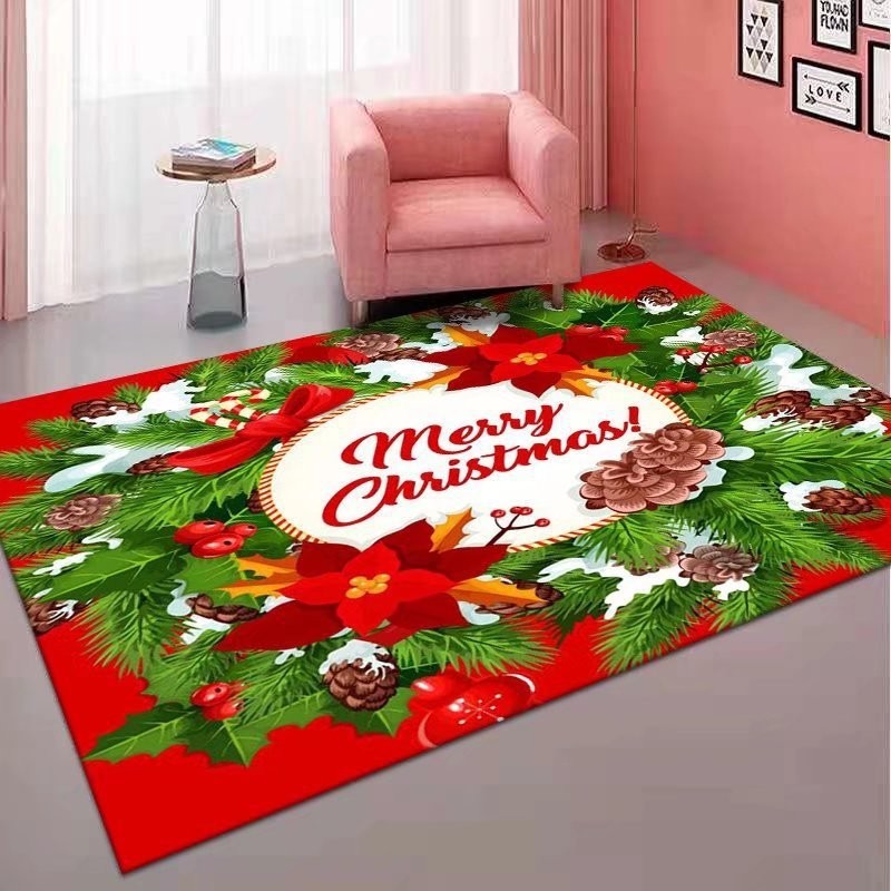 Christmas Carpet Festive Holiday Mat