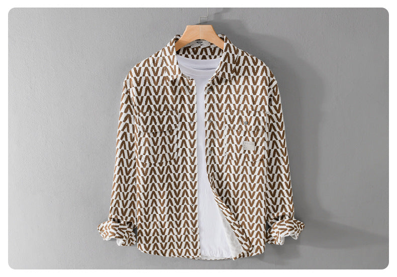 Plaid Long Sleeve Casual Loose Shirt