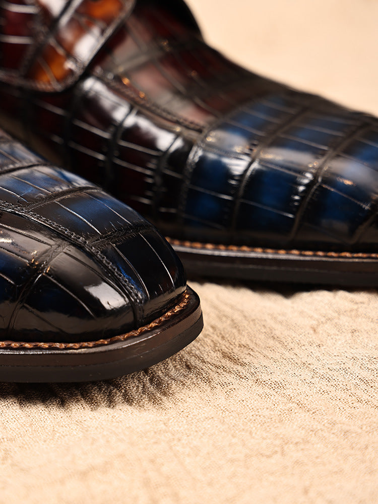 Genuine Leather Polished Business or Casual Pointed Toe Shoes