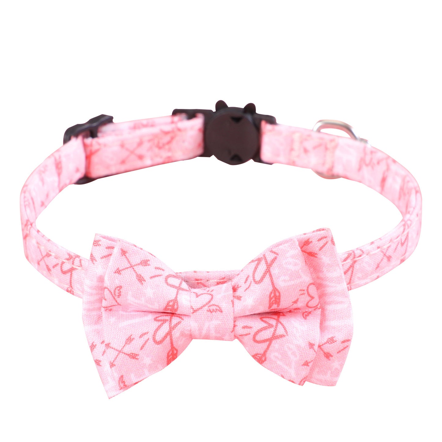 Valentines Day Cat and Dog Leash Bow Tie