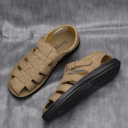 Leather Casual Hipster Lightweight Comfortable Sandals