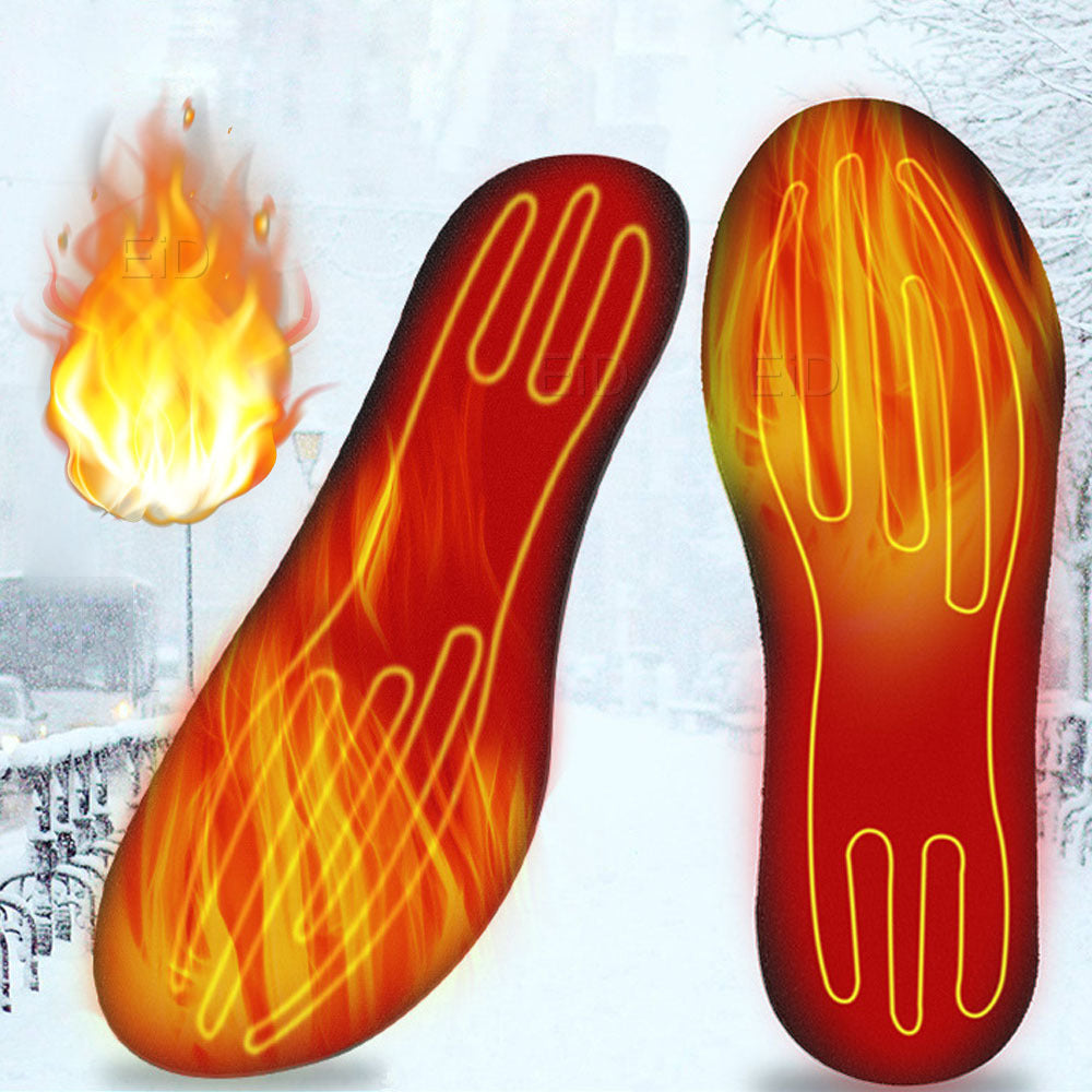 USB Heated Shoe Insoles for Winter