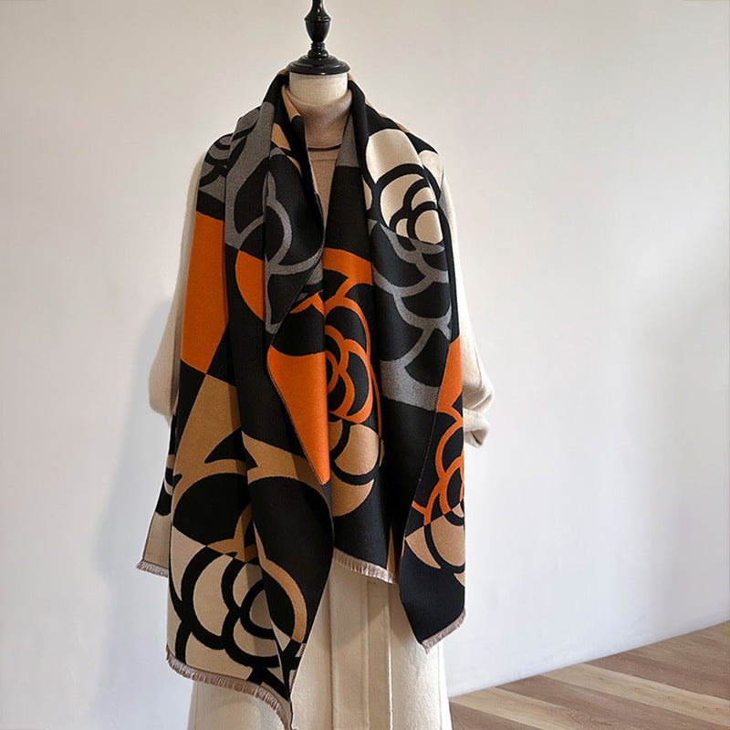 Dual-Use Warm Scarf Winter Cloak