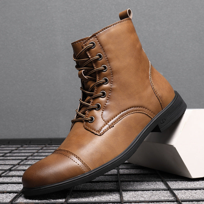 High-top British Casual Men's Shoes