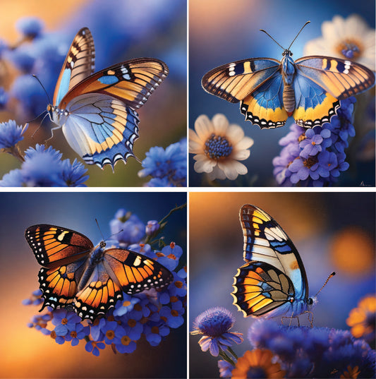 16 pièces « Angel Butterfly » Bugs spéciaux super naturels Créateurs de conception artistique 3072 x 3072 Rapport d’aspect 1:1 Grande résolution Utilisation personnelle ou commerciale SVG Mock up Logo