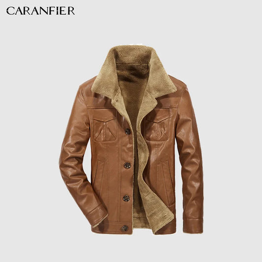 Men's Leather Jacket for Autumn & Winter