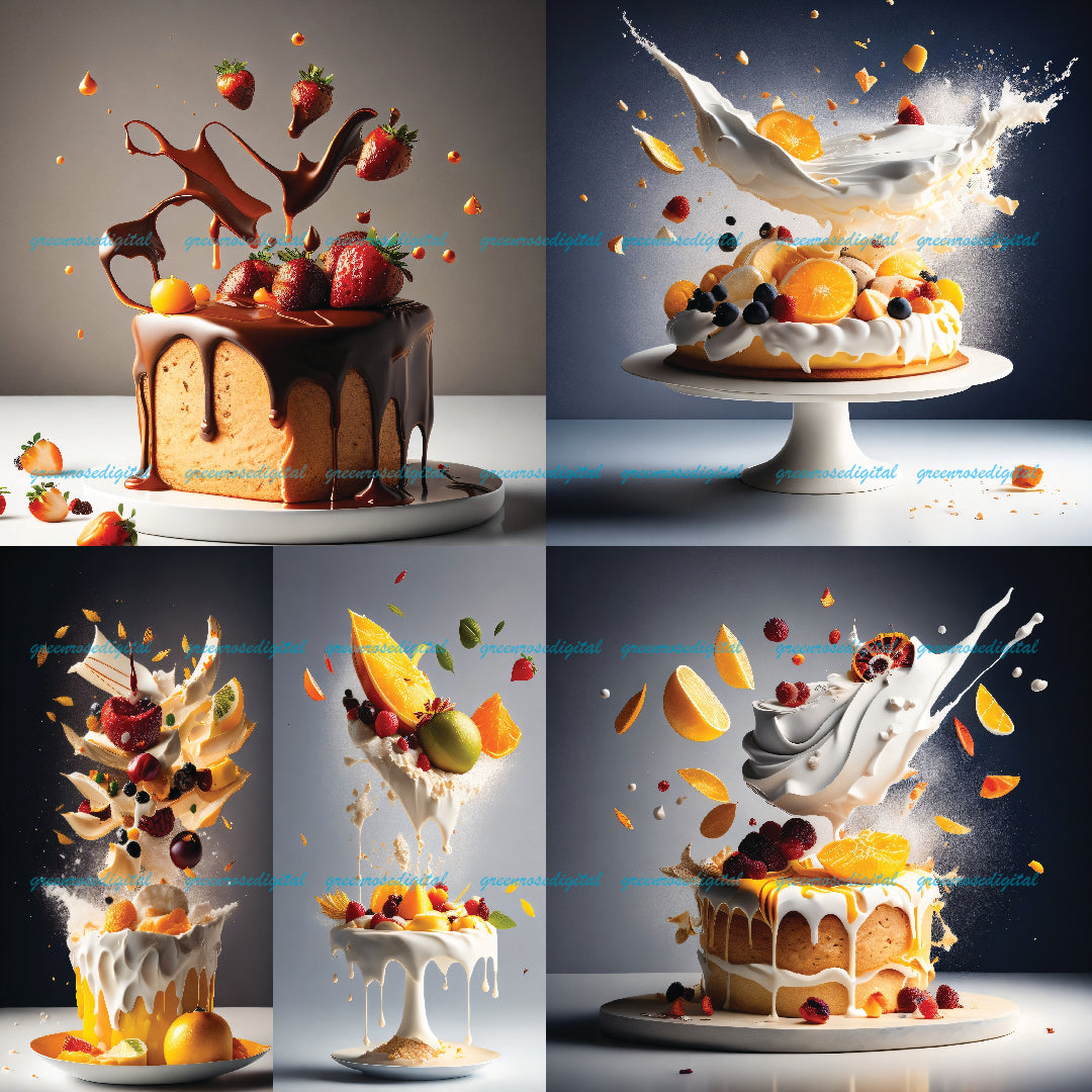 123 Pieces "Cakes" Restaurant Special Art Design