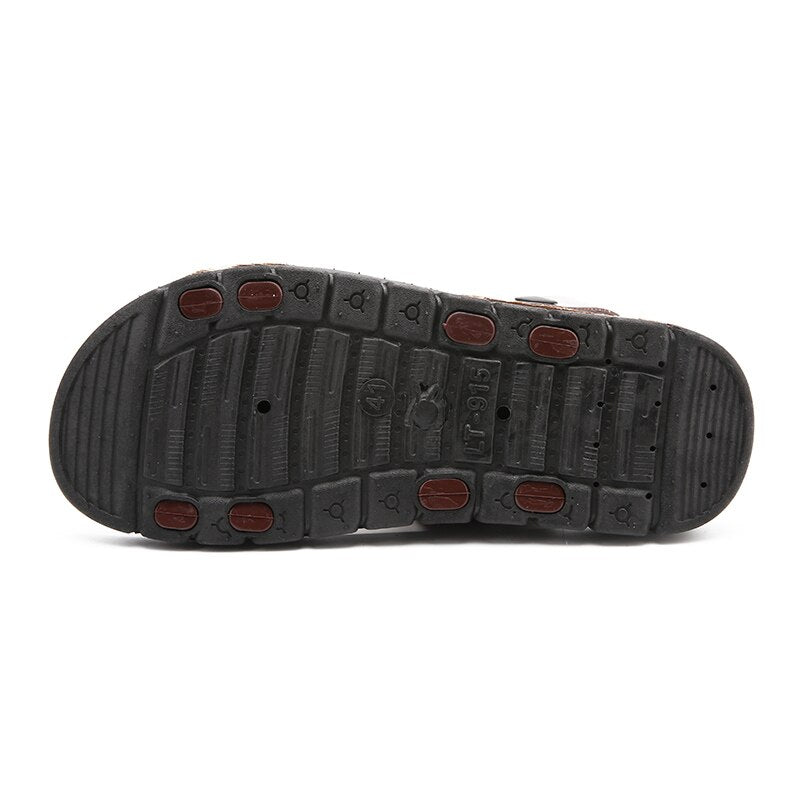 Leather High Quality Beach Sandals