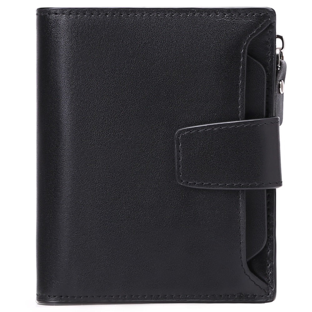 Genuine Leather Short Korean Style Wallet