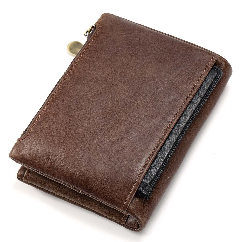 Leather Wallet KAVIS Fashion Short Wallet