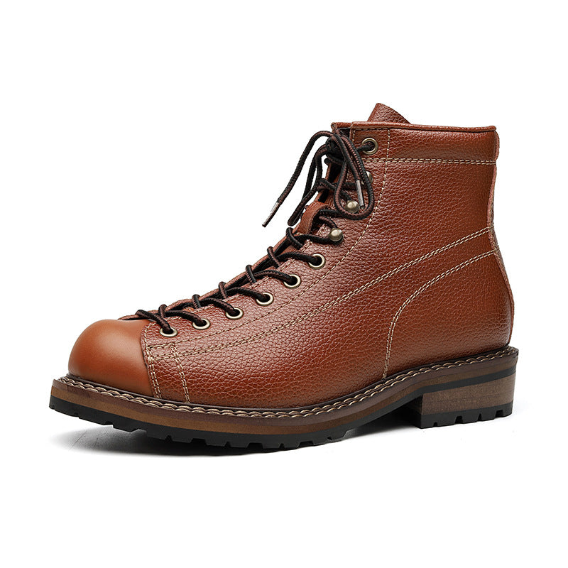 Men's High Top British Style Boots