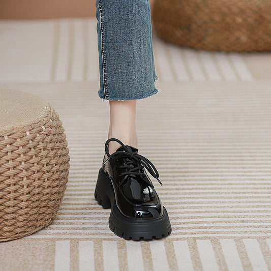 British Style Lace Up Leather Shoes