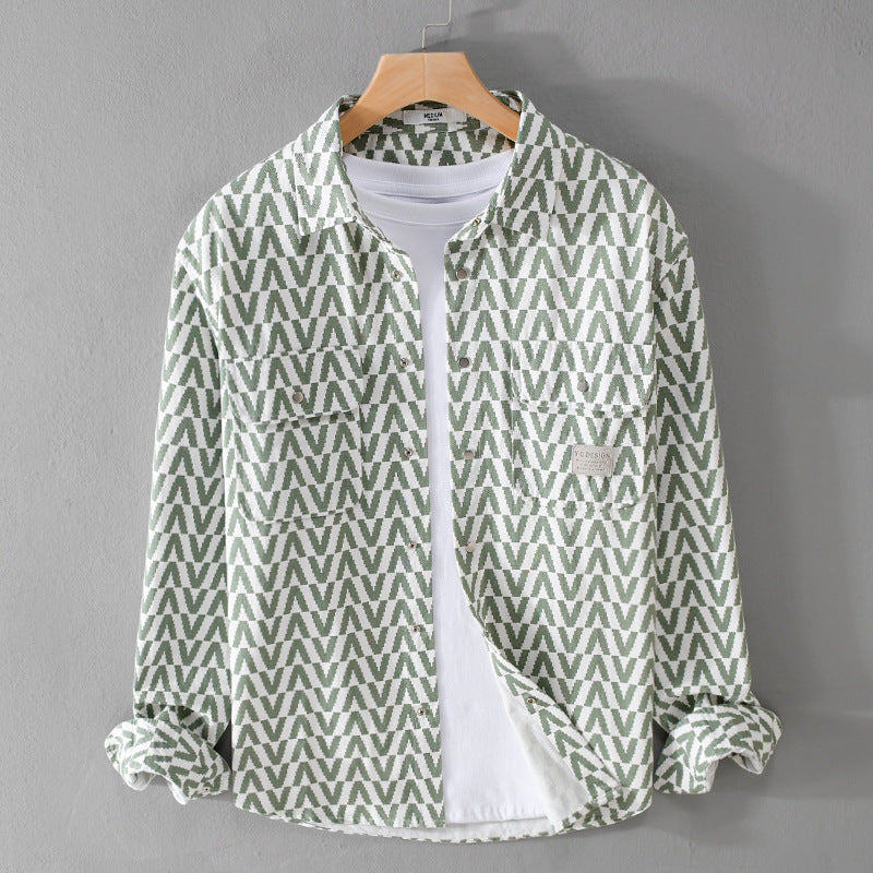 Plaid Long Sleeve Casual Loose Shirt