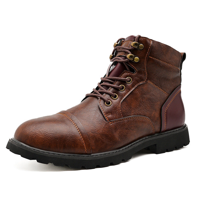 Fashion High Top Working Wear Style Boots