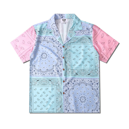 Cashew Full Of Wind Printed Beach Shirt