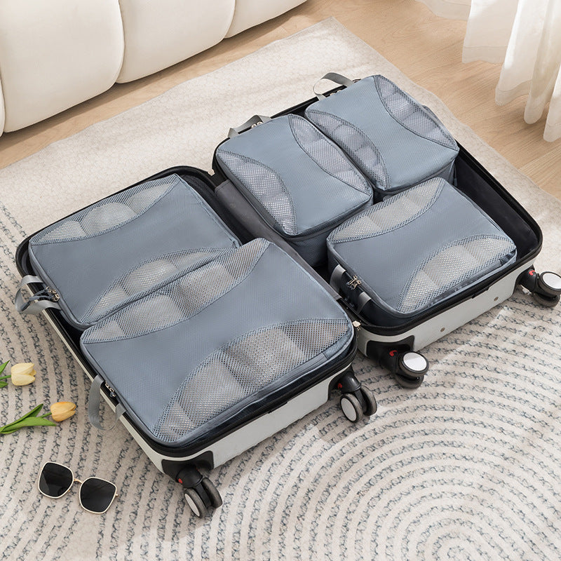 Travel Compressed Set Luggage Organizing Folders Large Capacity Business Trip Storage Bag