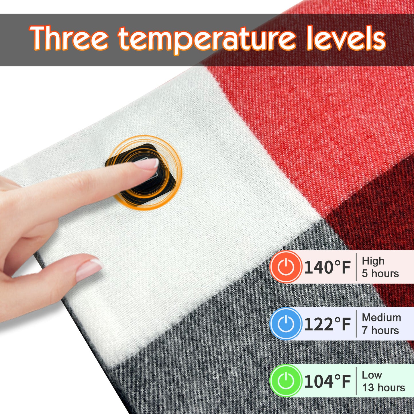 Thermal Multifunctional Electric Heating Scarf Women's Shawl Charging Heating