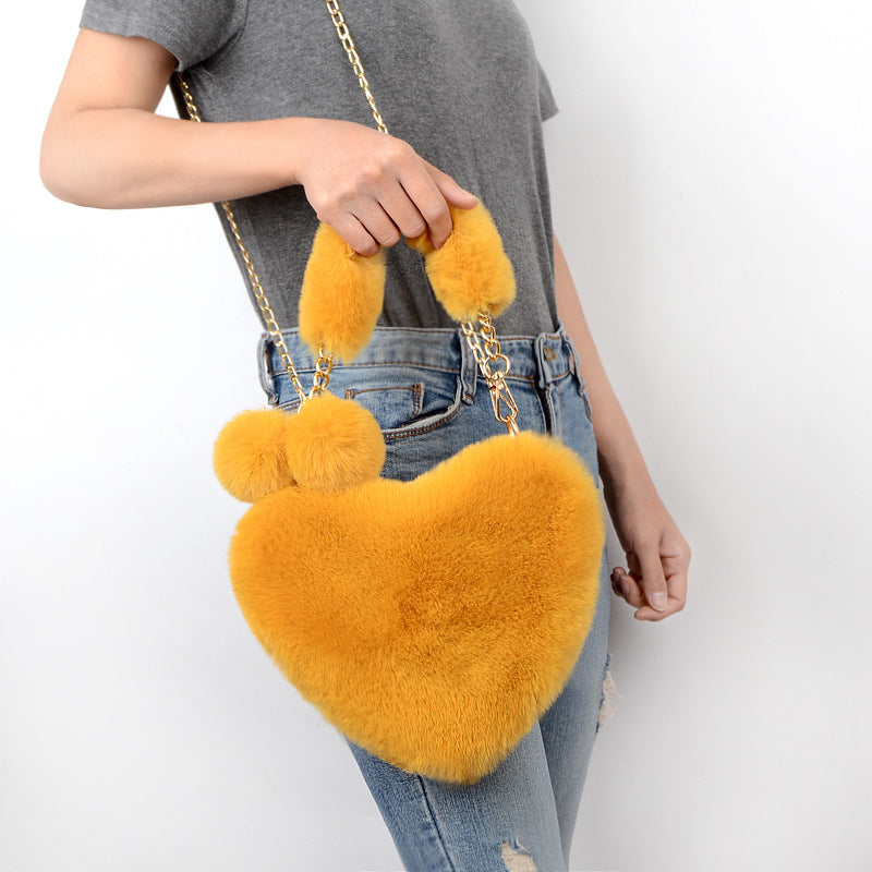 Valentines Soft Plush Love Party Shoulder Bags