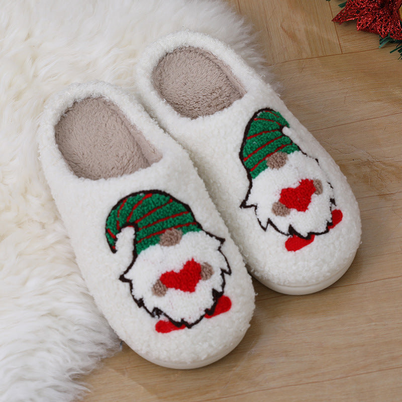 Christmas Cute Cartoon Santa Claus Non-Slip Slippers