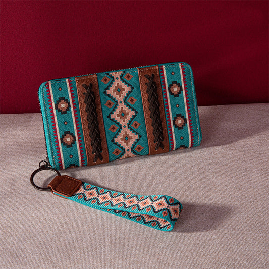 Vintage Cotton and Linen Printed Bohemian Hand-Carrying Card Holder